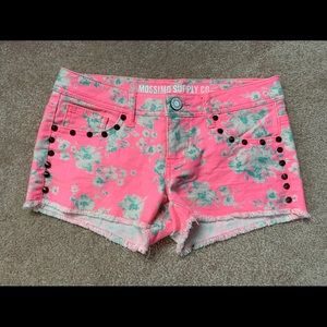 Flower Jean Shorts